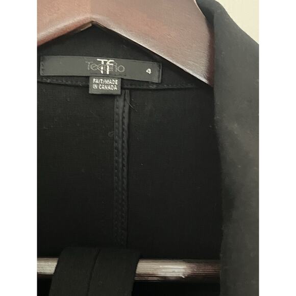 Teenflo women’s blazer with belt size 4 black Canada Academia - Picture 3 of 12
